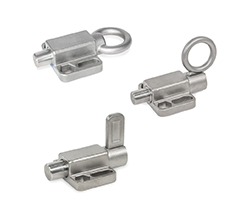 GN 722.6-A4-Spring indexing plungers with ring or lever